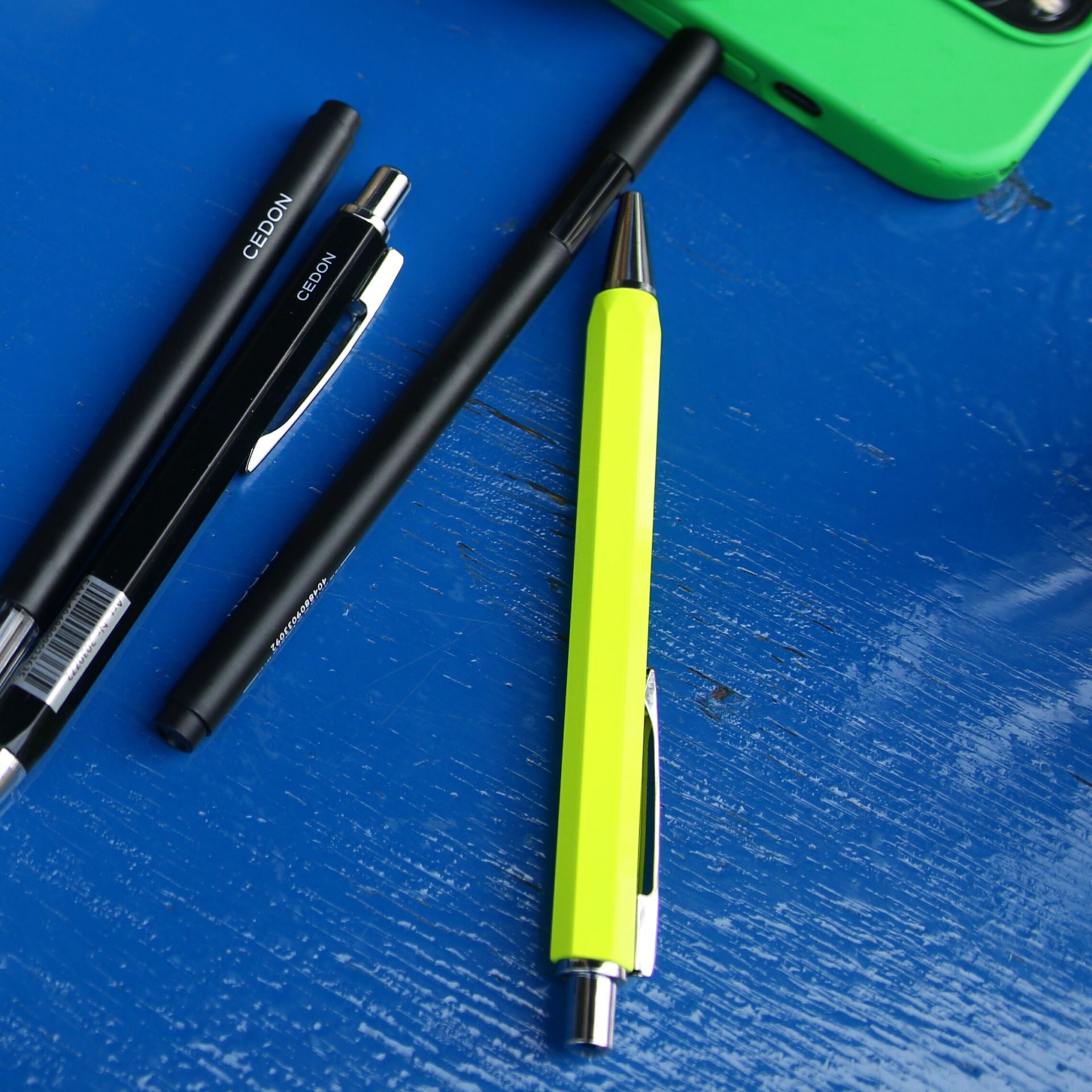 Kugelschreiber neon gelb von Cedon 
