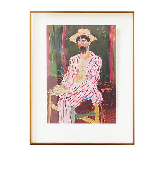 HKliving Acrylic frame olive artist, 29x37cm, Bild mit Acryl Rahmen