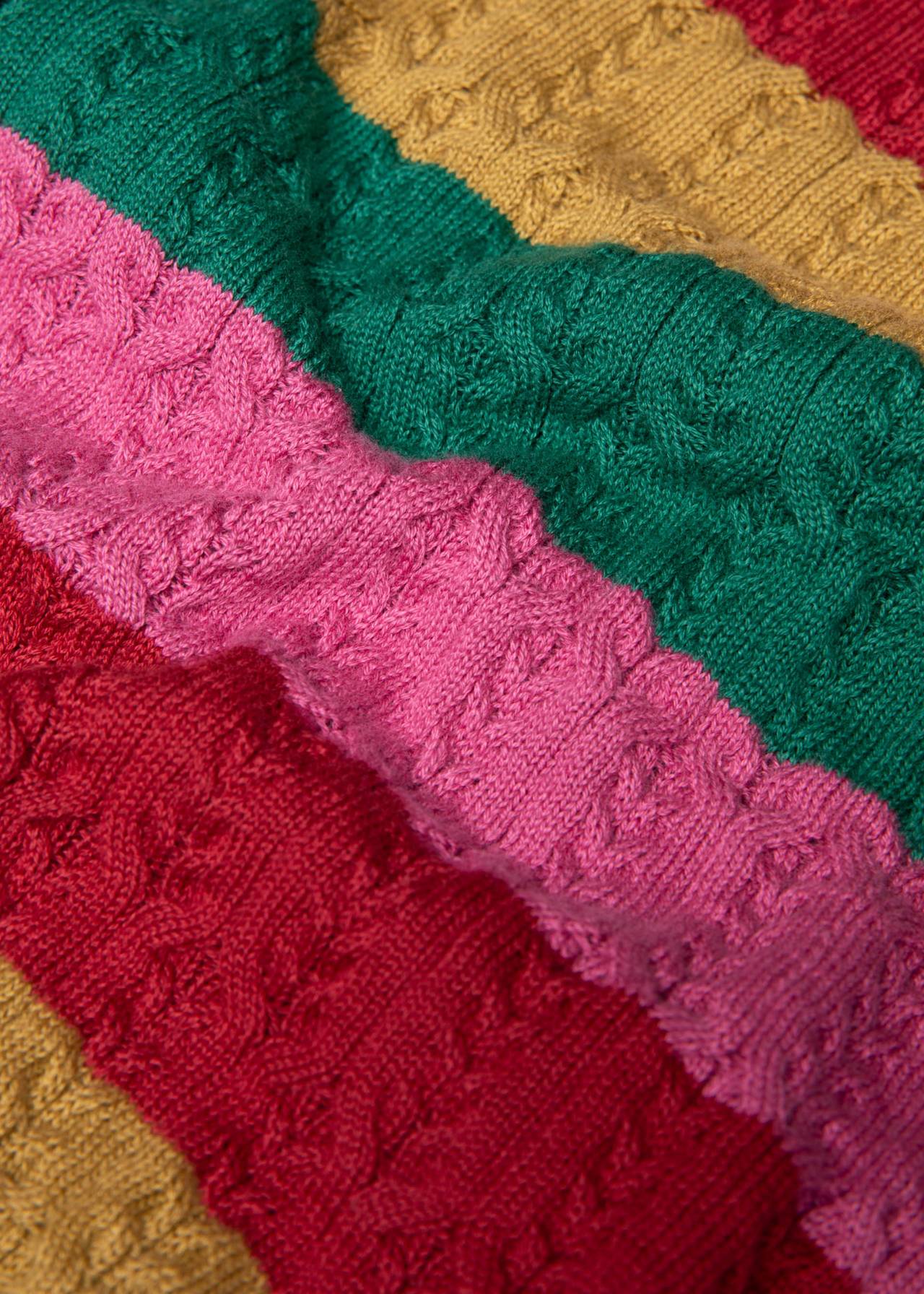 Blutsgeschwister Strick-Pullunder Carnaby Candy - little party stripe knit