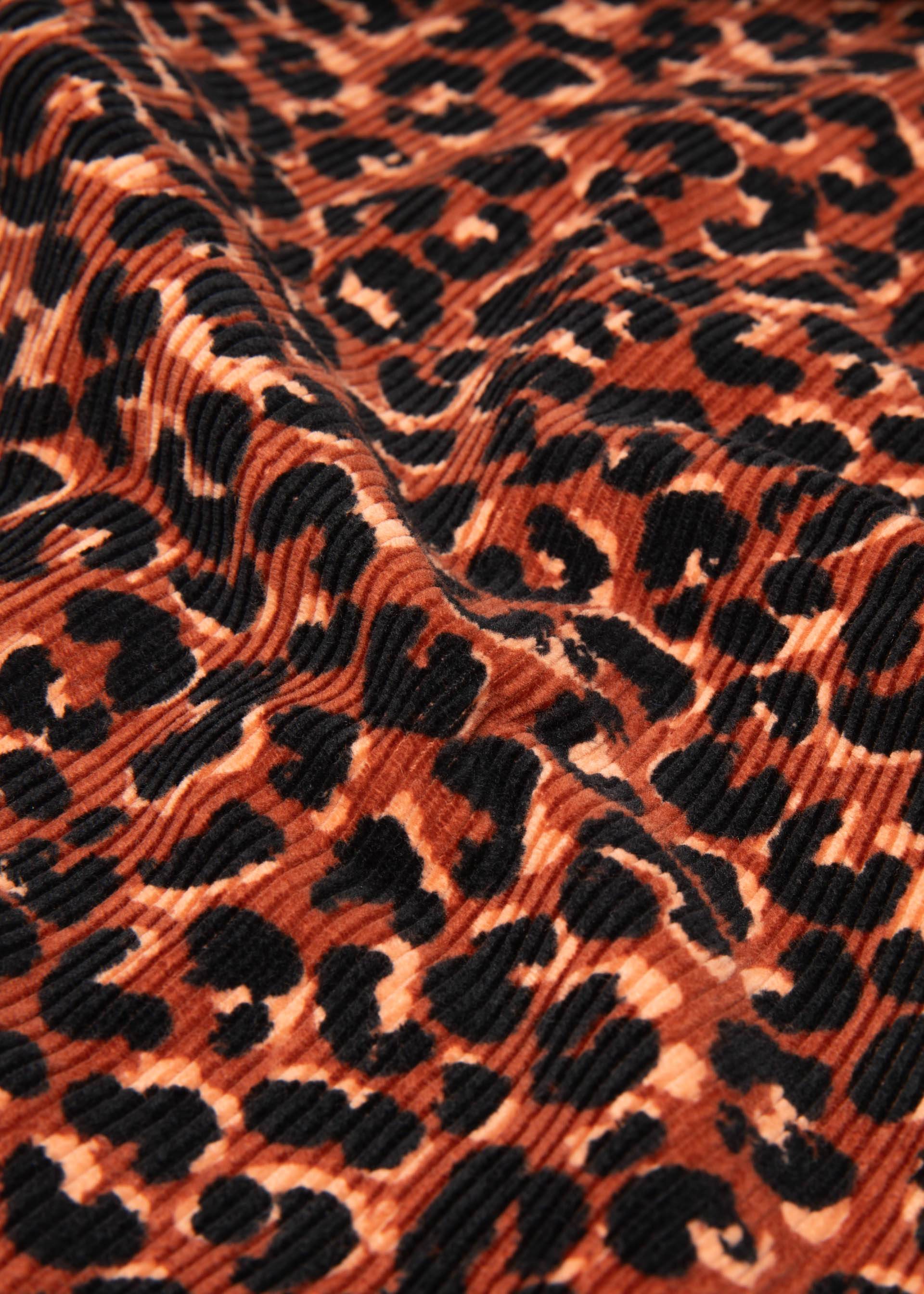 % Blutsgeschwister Hose High Waist Marlotte , Feincord, Farbe leo mia lea