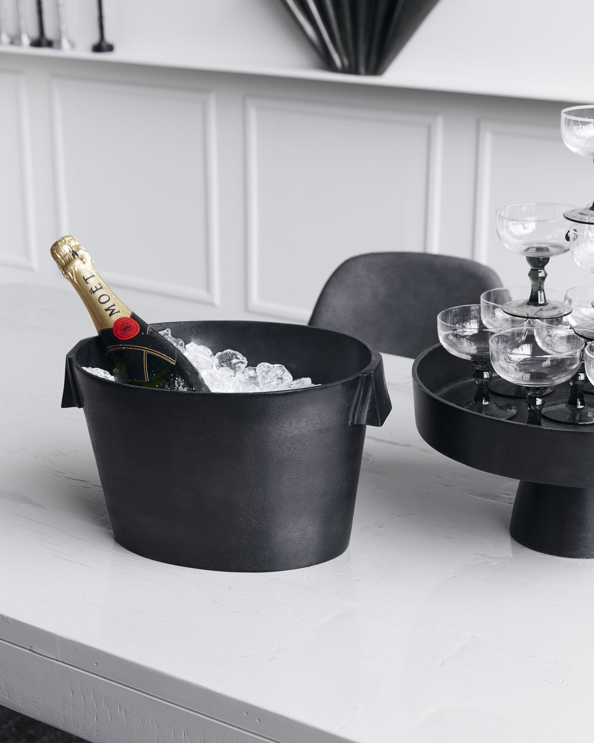 % House doctor Weinkühler, HDBuck, Messingbraun, ca. 22 x32 x 21 cm