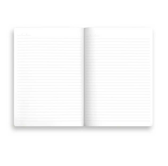 OH DEER Schreibheft Stripe Panda A4 Striped Panda Exercise Book, Streifen