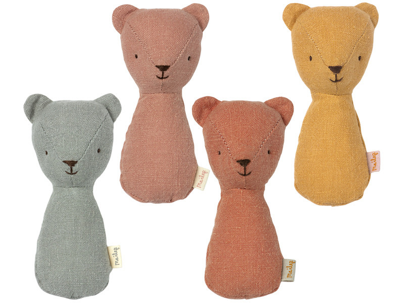 Maileg  Baby-Rassel Bär, ca. 9,5 cm, Zur Geburt 