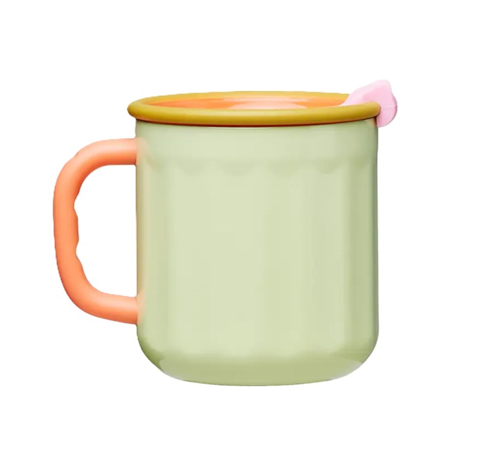 bioloco explorer cup - sunrise, Thermobecher aus Edelstahl, 450 ml 