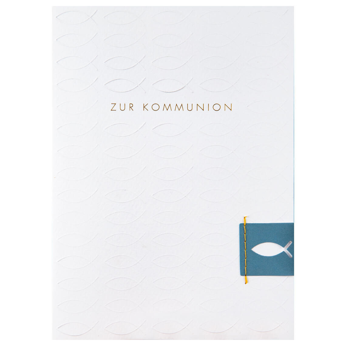 Räder Festtagsprägekarte "Zur Kommunion" 