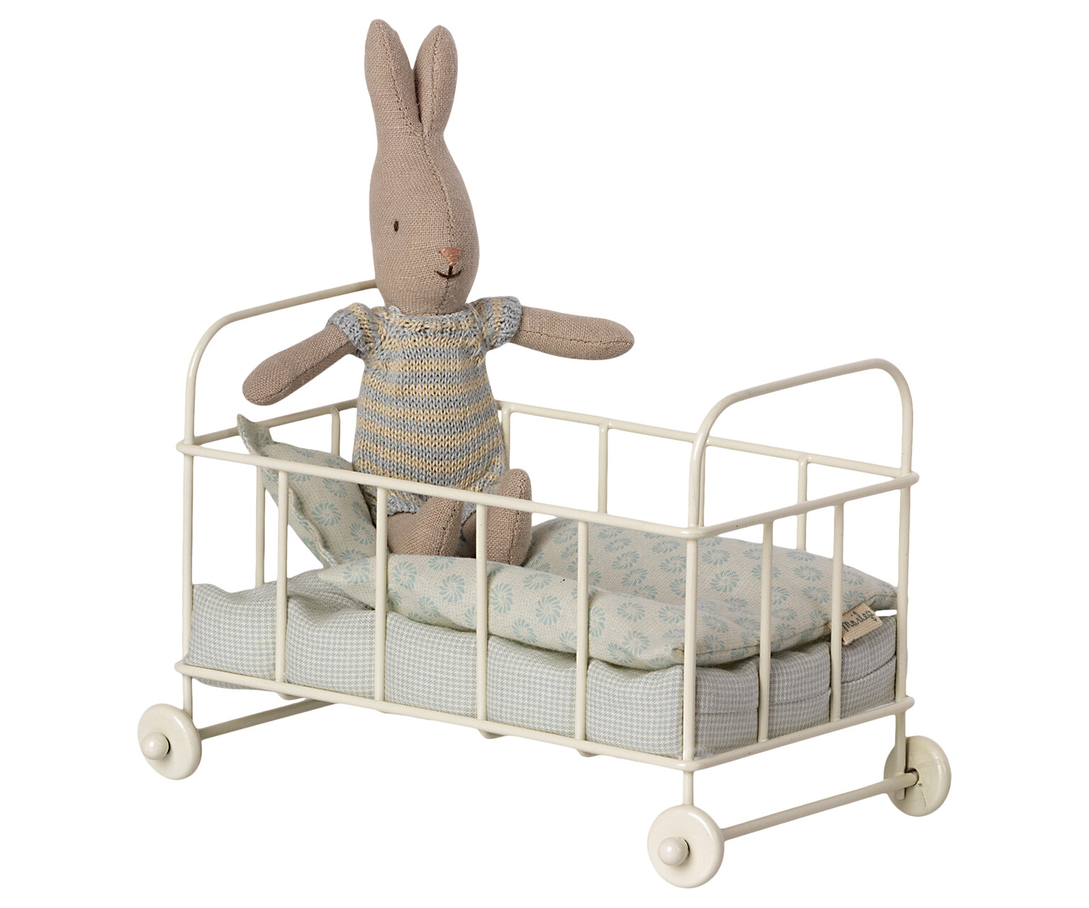 Maileg Kinderbett, Mikro -Blau , toll für die Puppenstube bzw. das Mausehaus Maileg Kinderbett, Mikro -Blau , toll für die Puppenstube bzw. das Mausehaus