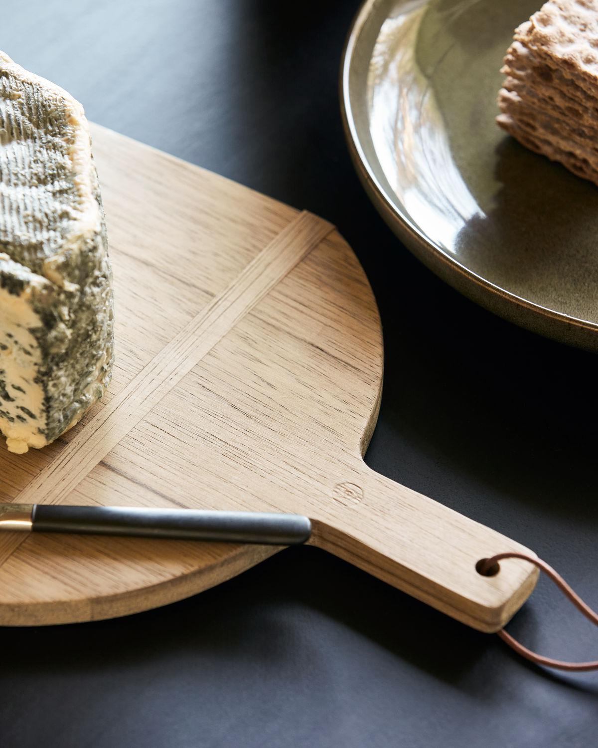 Schneidebrett " Eichel", Carve, Natur von House Doctor, l: 44 cm, w: 25 cm, h: 1.5 cm