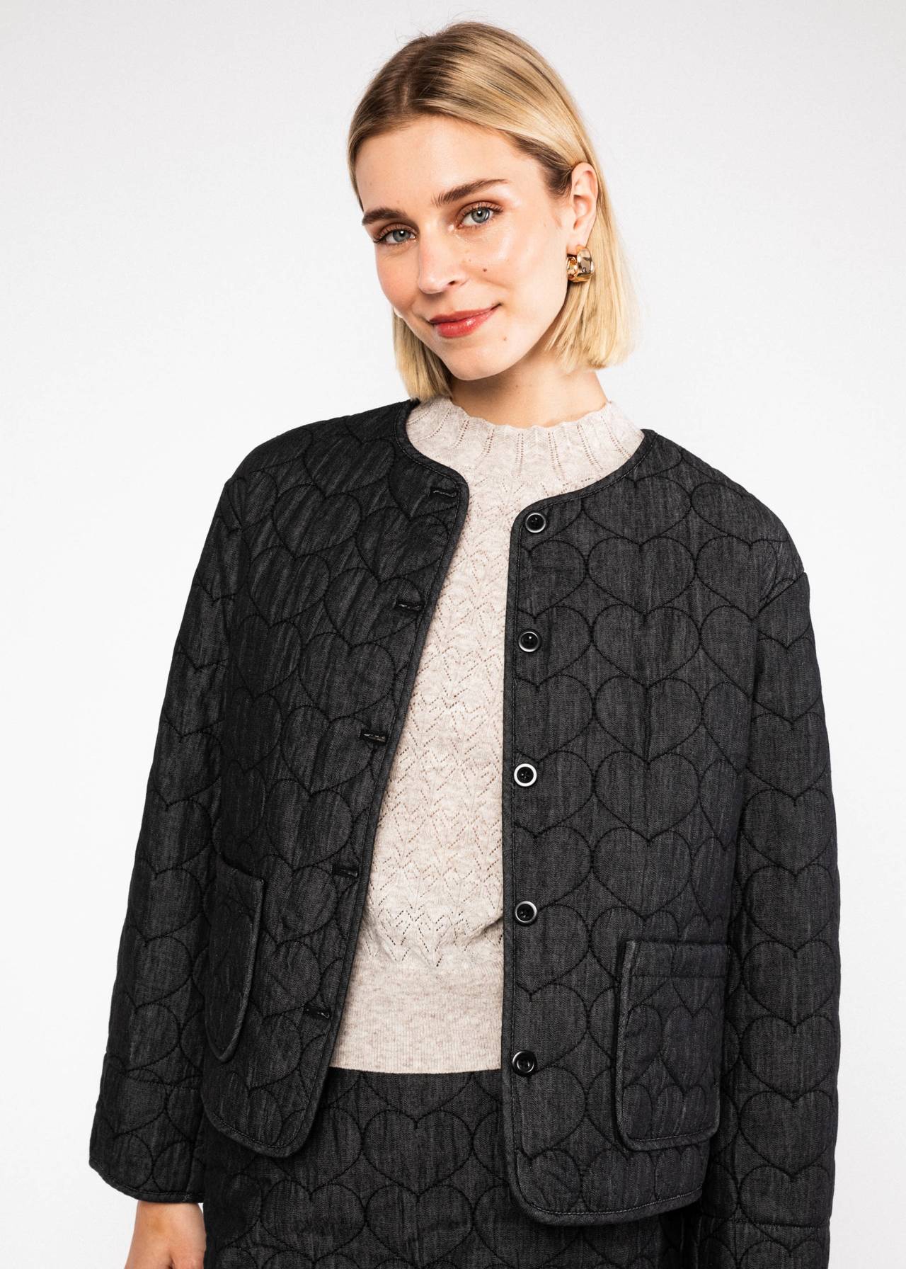 Blutsgeschwister Übergangsjacke Séverine, black rider