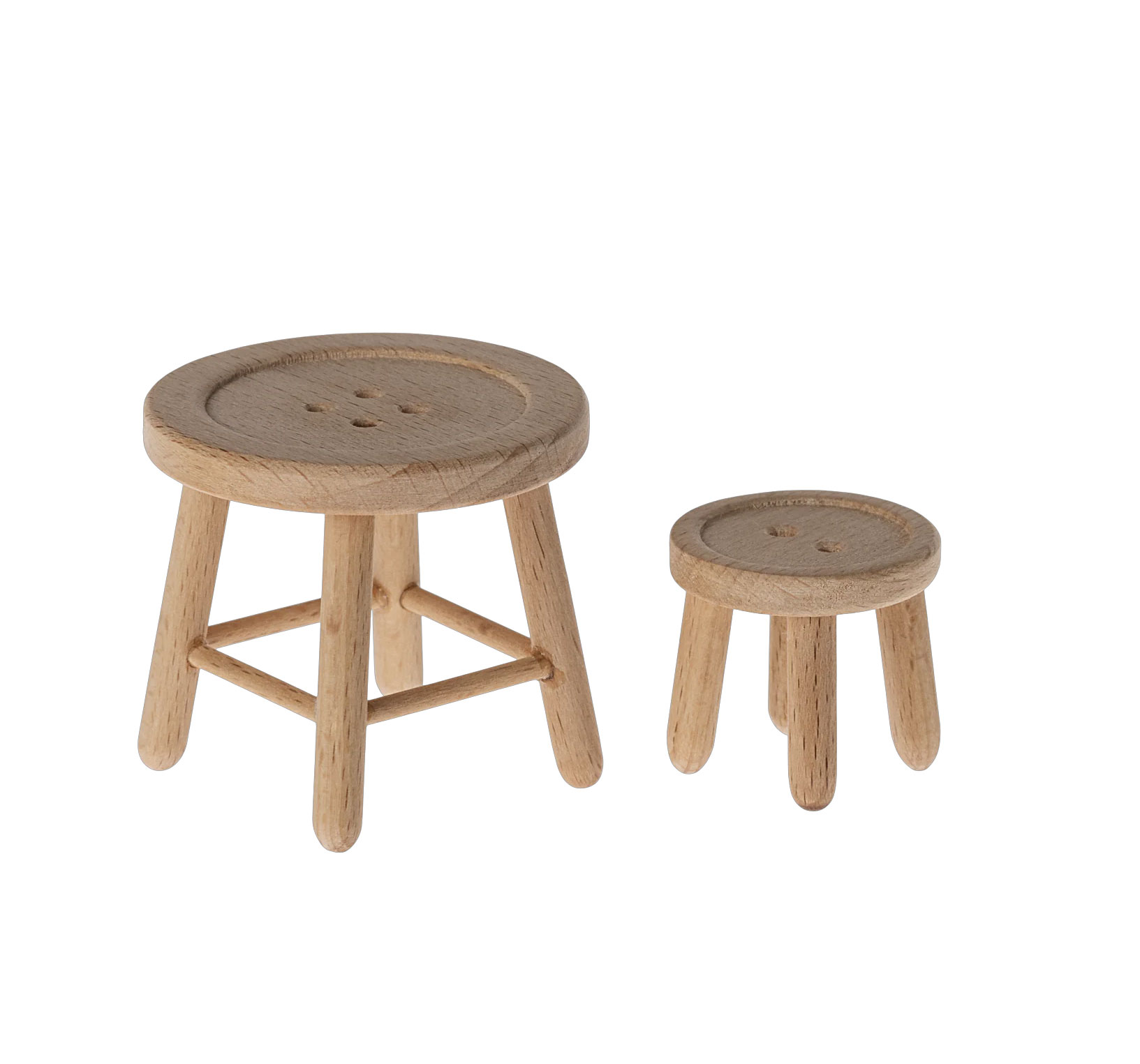 Maileg Tisch und Hocker Set, mini für das Mausehaus