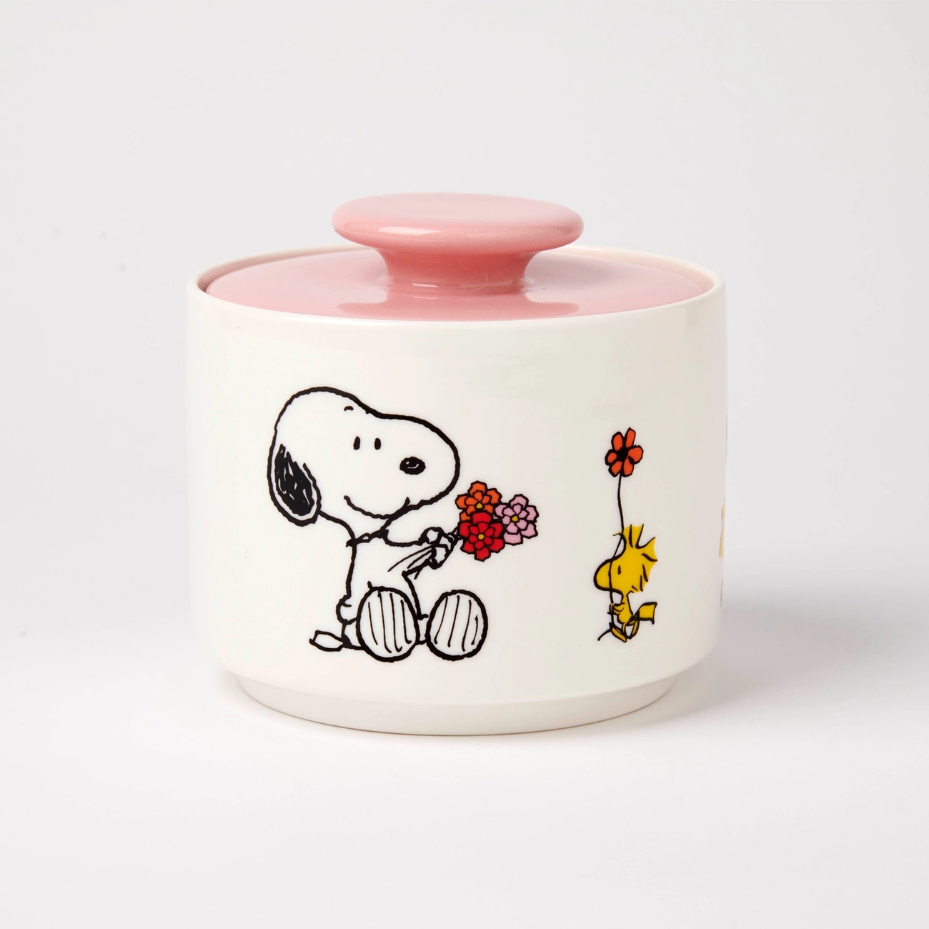 The Peanuts Dose „Love is in Bloom“ mit Snoopy und Woodstock , ca.12 x 10,5 cm