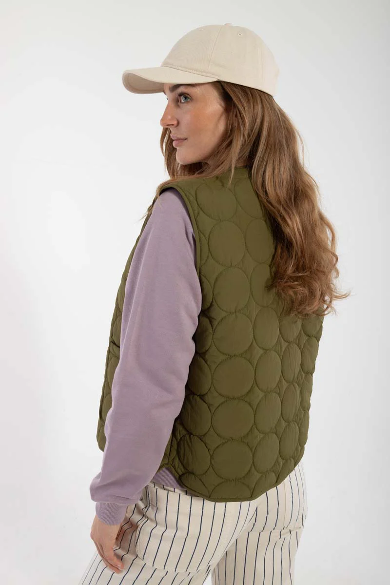 % Danefae Danefield Thermo Vest Olive, Thermoweste