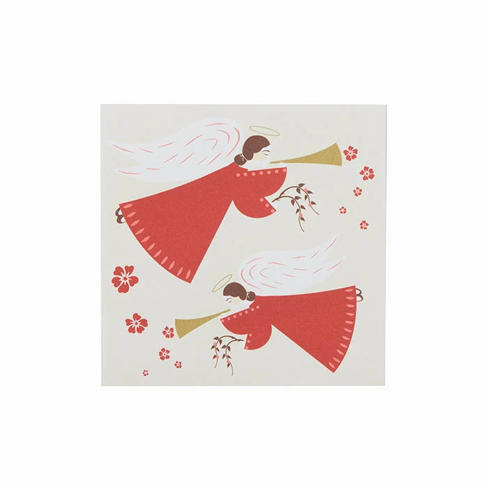 Bungalow Papierservietten Flying Angels Cream, ca. 12,5x12,5cm, 50 Stück