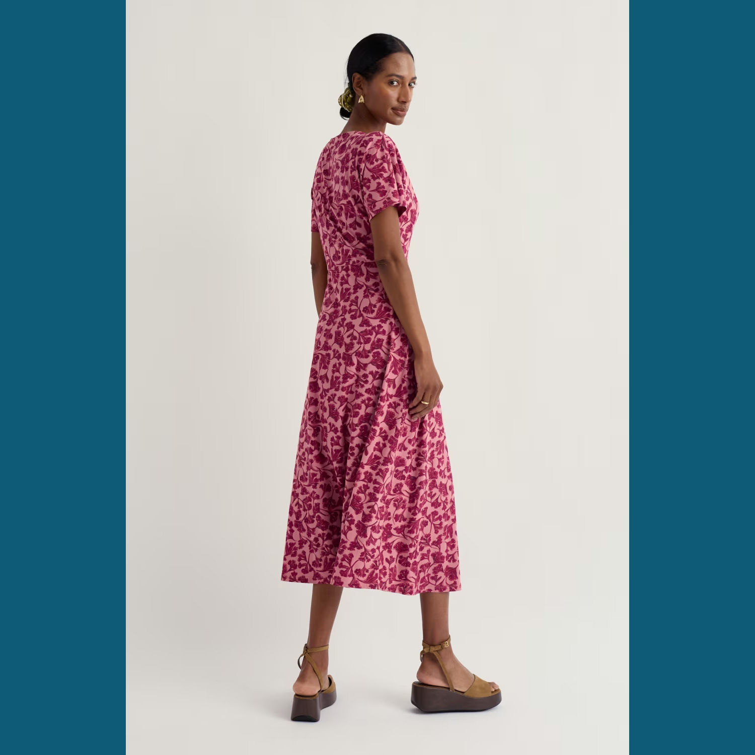 SEASALT CORNWALL Kleid Mirva Dress-Inky Cowslip Wild Rose