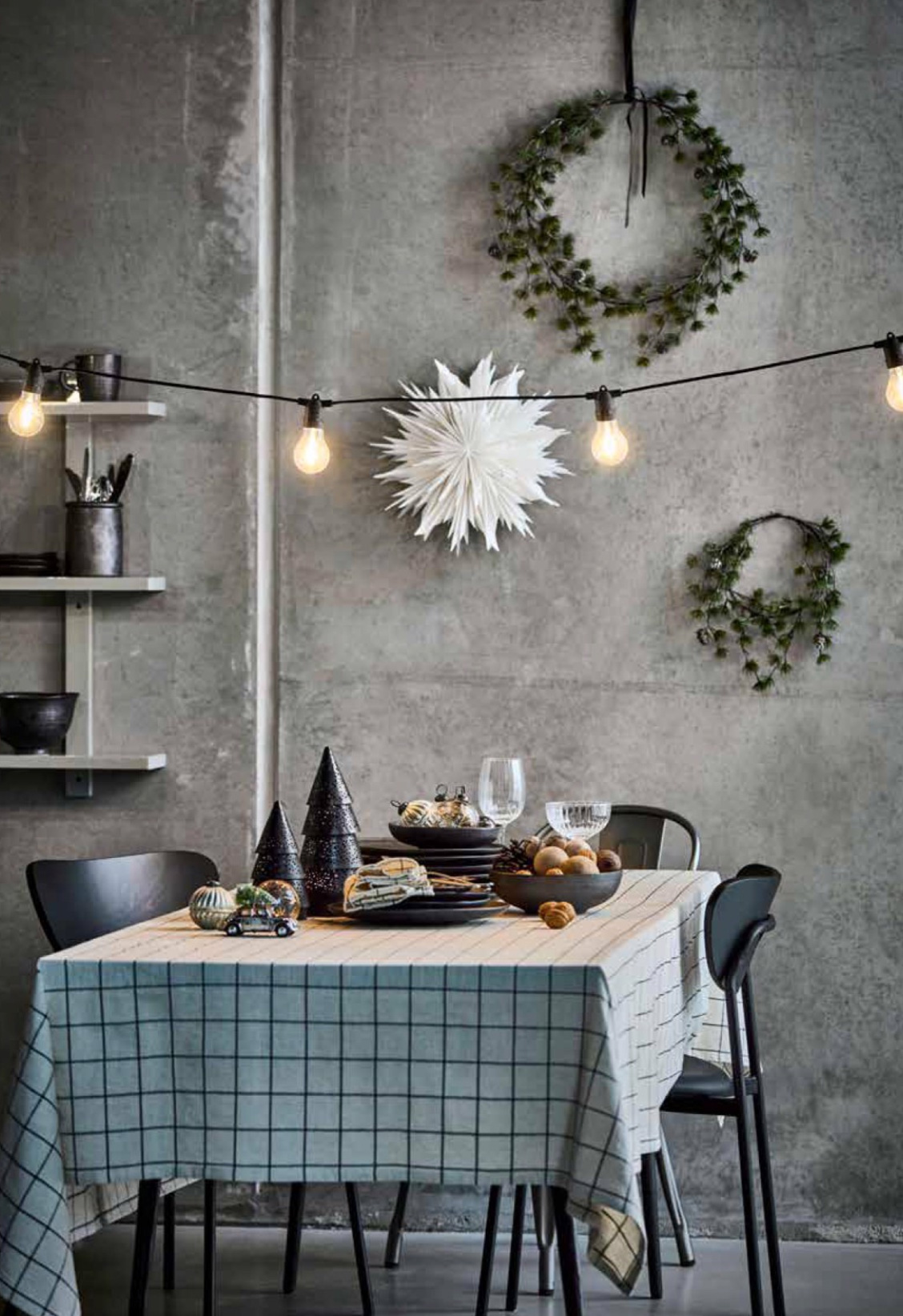 % House doctor XMAS Kranz TORCH, Grün Medium von House doctor, ca. 30 cm  