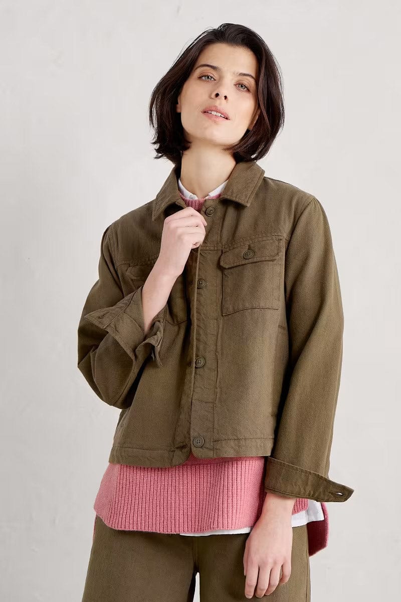 SEASALT CORNWALL Ballad Jacke, Farbe: Seagrass