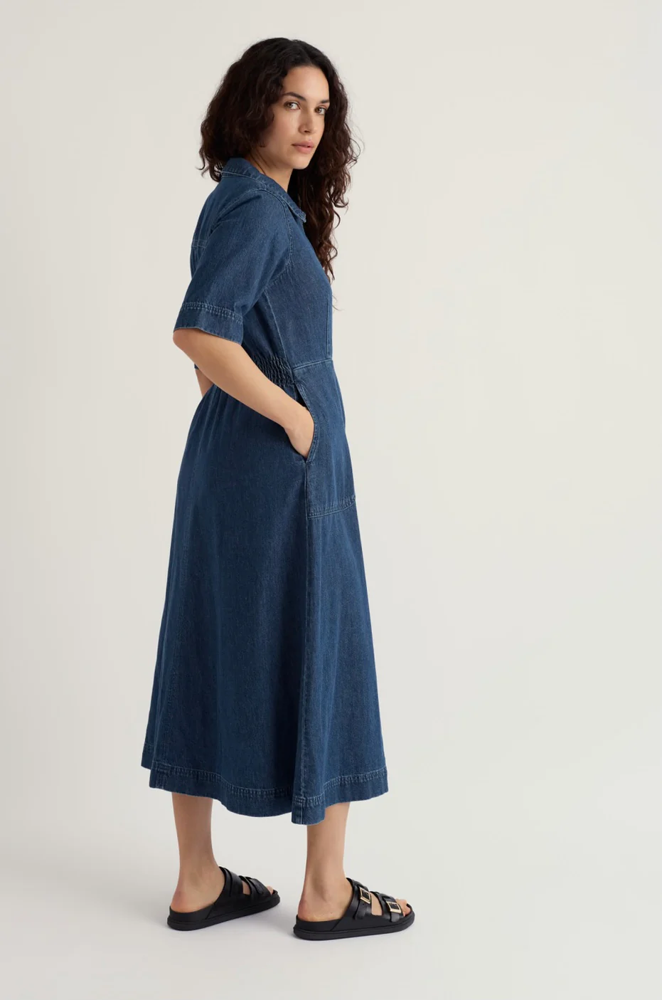 % SEASALT CORNWALL Jeanskleid Gwenter Dress-Mid Wash