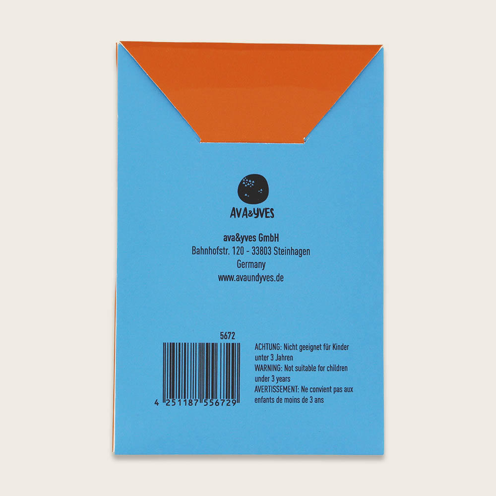 Perlenset neon-orange von Ava & Yves 