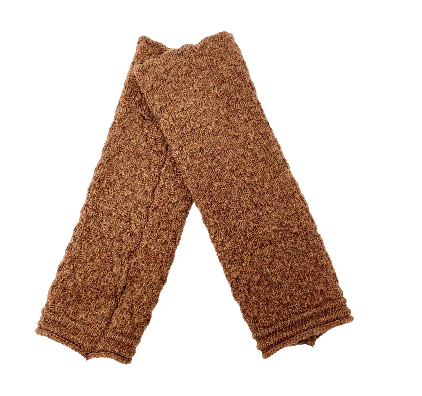 McKernan Handstulpen "TUCKER" PECAN , ca. 27 x 8 cm, 100% Wolle, Pulswärmer     