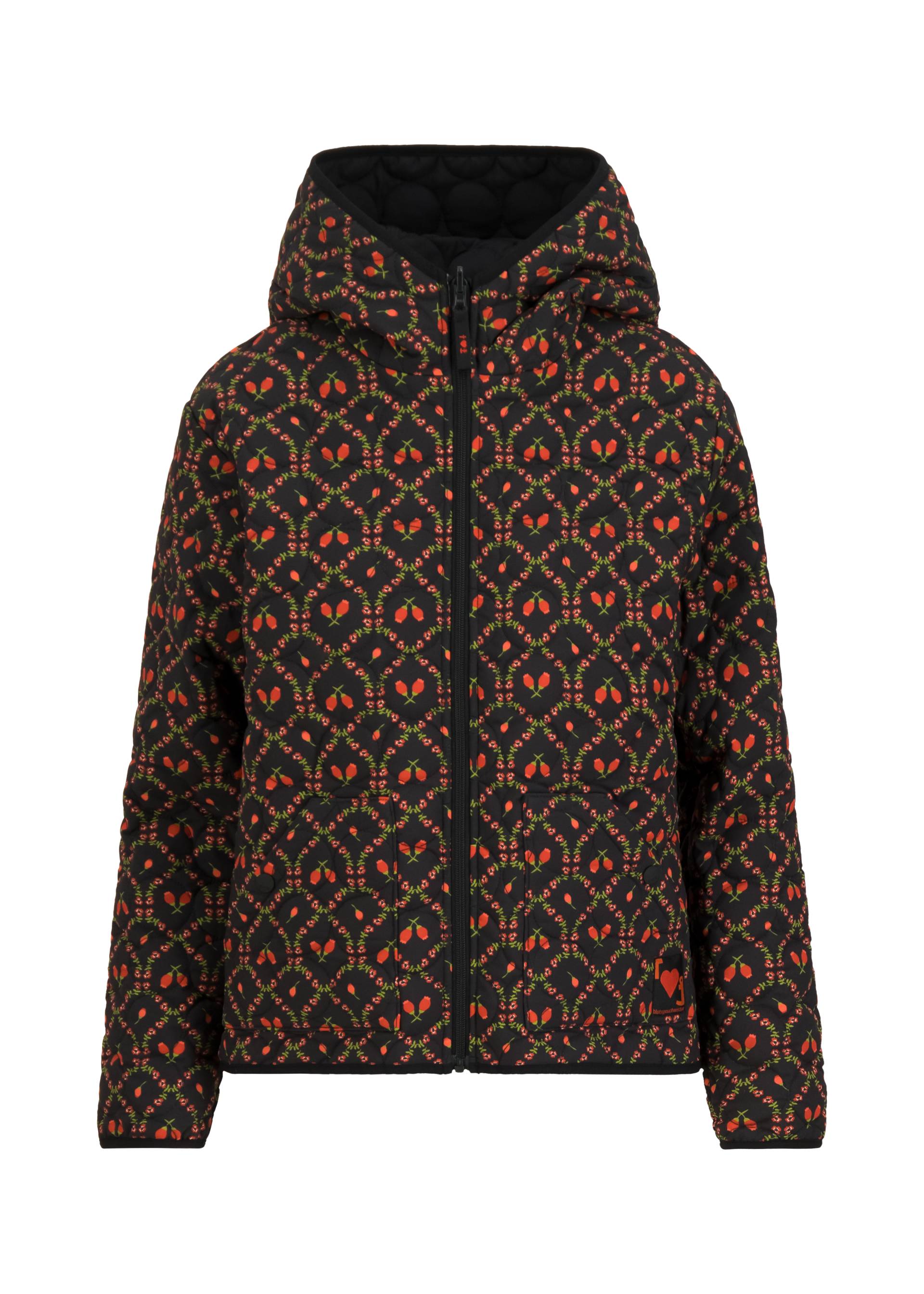 % Blutsgeschwister Softshelljacke Reversible Plopp - winter cherries