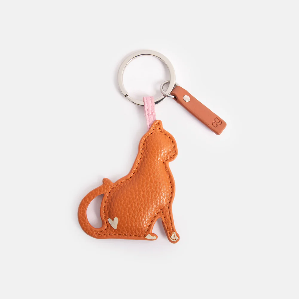 Schlüsselanhänger Katze Ginger von Caroline Gardner, Black Cat Keyring