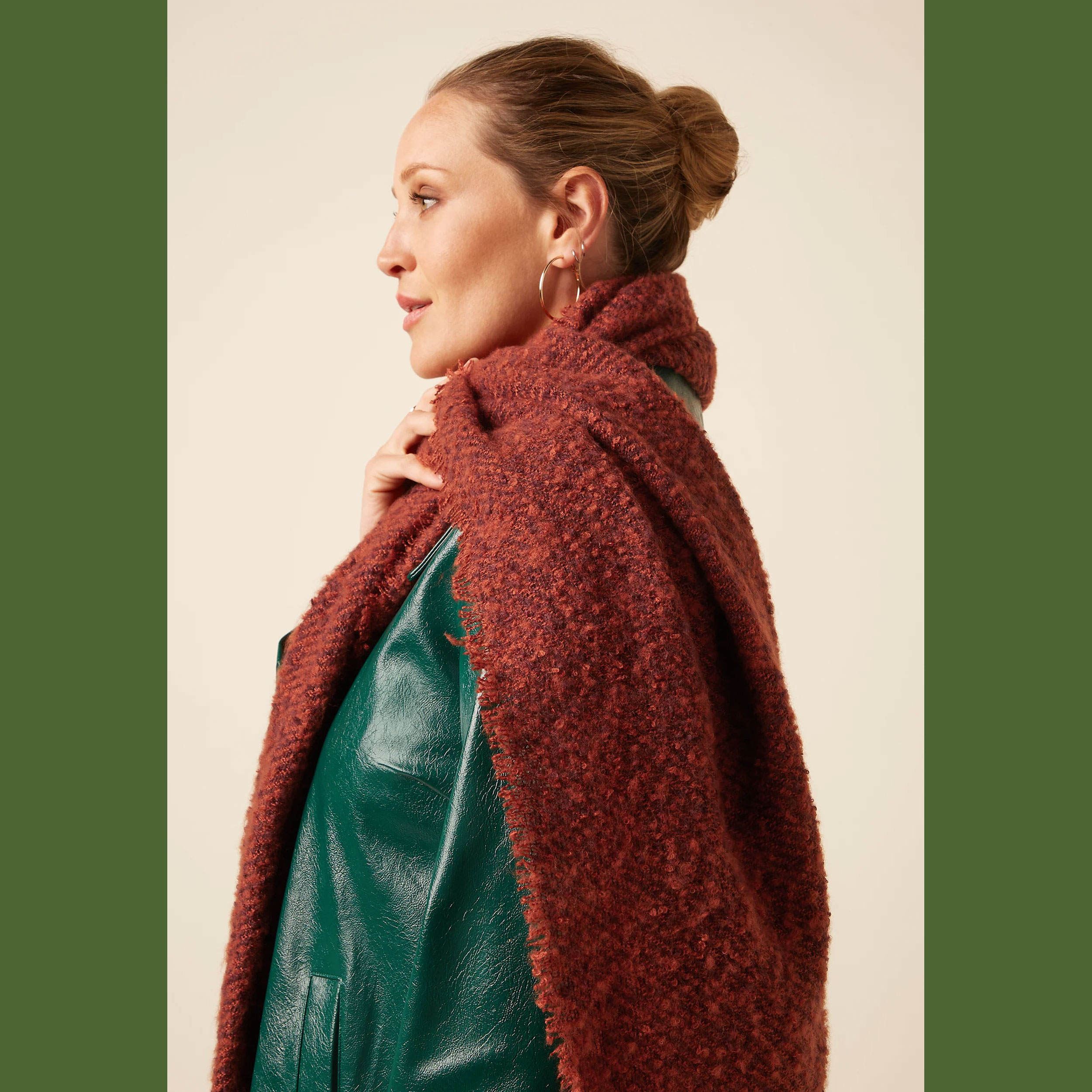 King Louie Schal Boucle Scarf, Farbe Porto Red