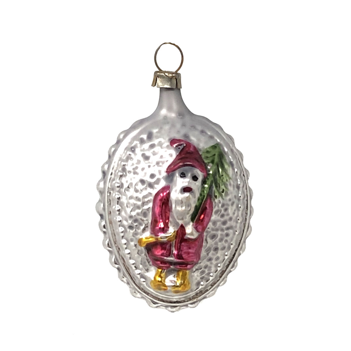 Nostalgie Christbaumschmuck Ornament Santa, ca. 7 cm