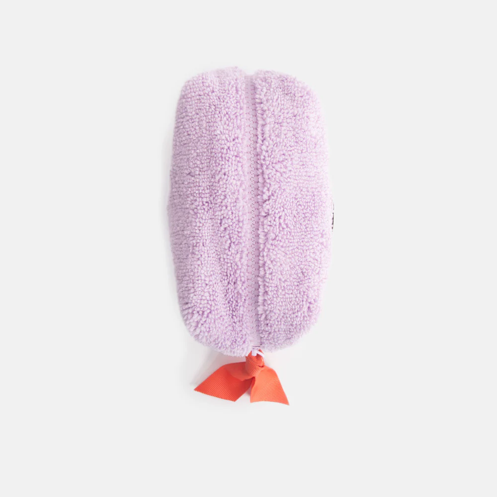 Caroline Gardner Lilac Towelling Mini Cube Cosmetic Bag, Kosmetiktasche , Frottee