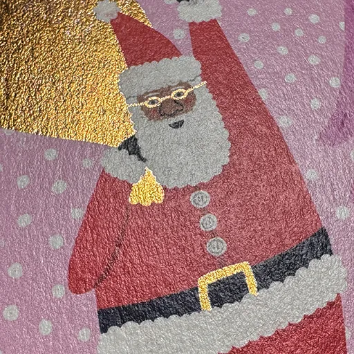 Postkarte Xmas Ho Ho Huiiii (Weihnachtsmann)