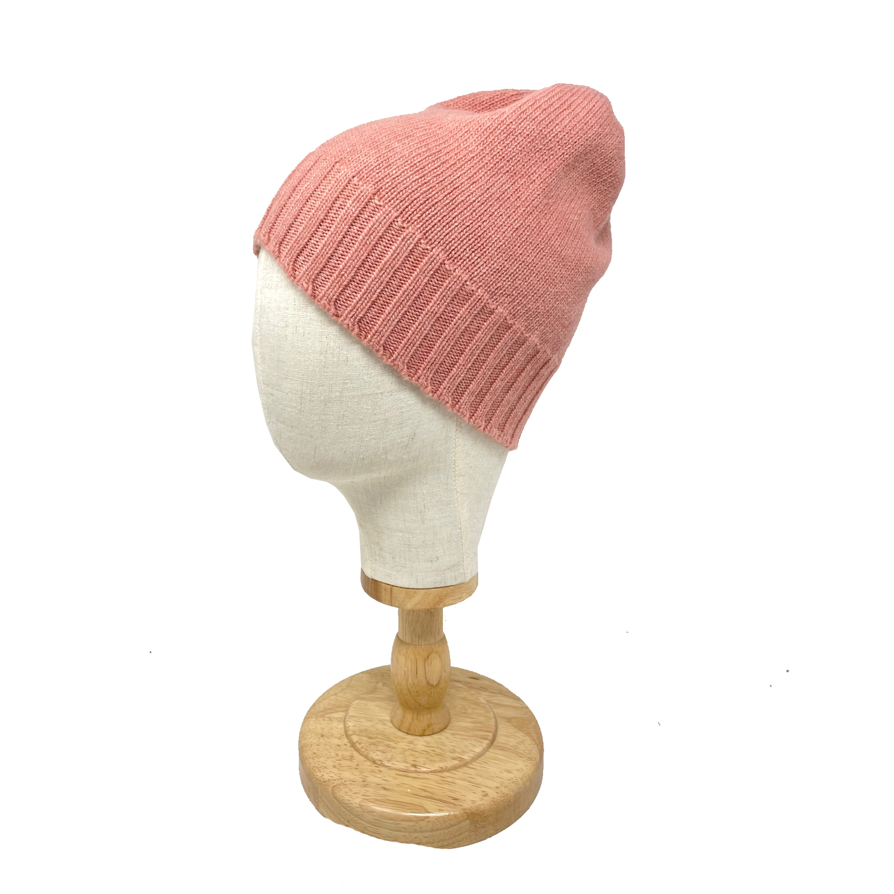 McKernan Mütze "CHUNKY TULIP HAT" flamingo, Wollmütze, 100% Wolle, Beanie oder mit Umschlag 