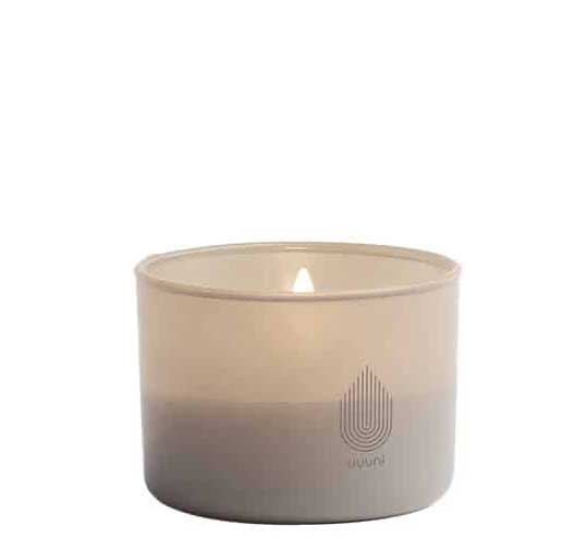 Piffany Copenhagen – UYUNI LED-Kerze im Glas , W8,2 x H6 cm, Sandstone