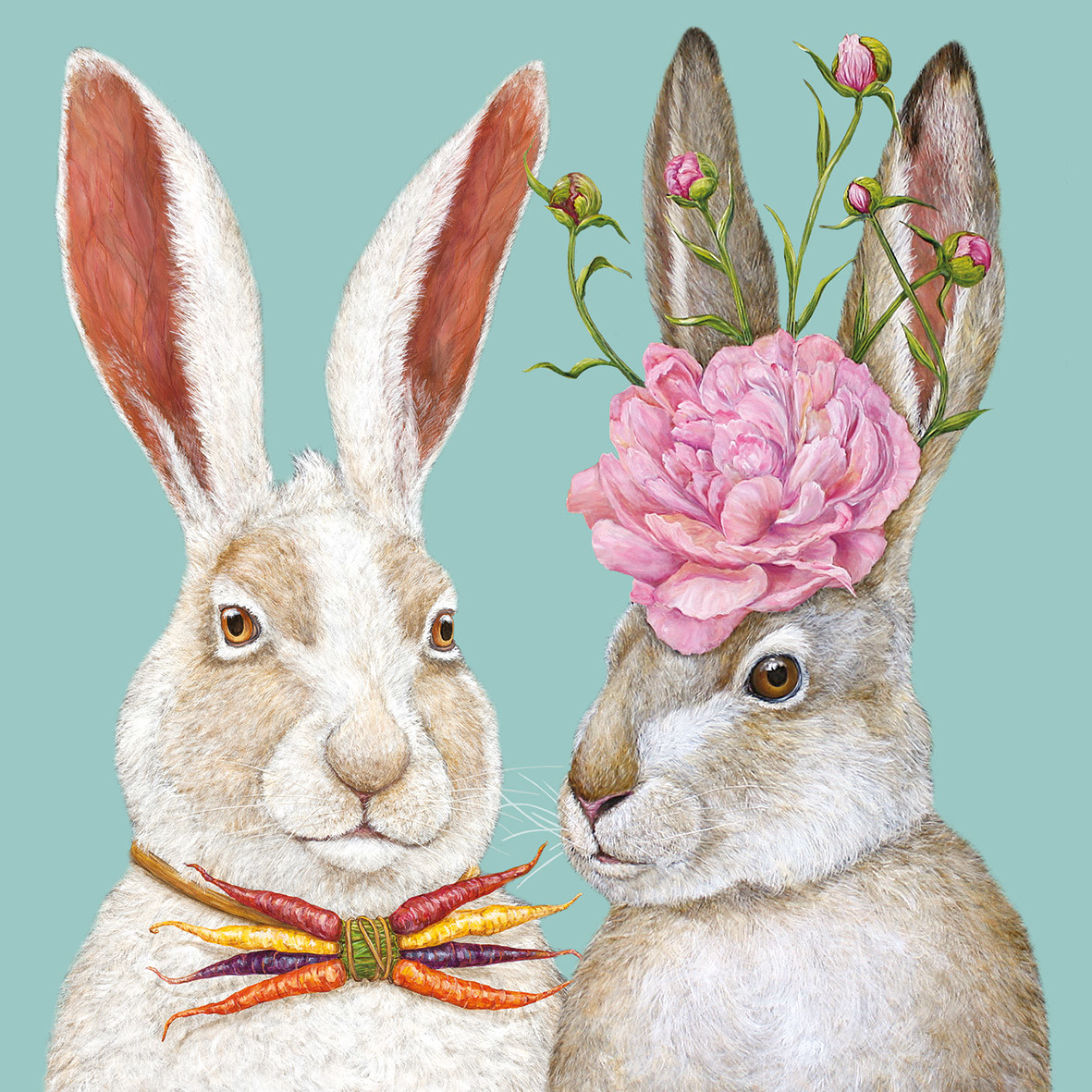 Papierservietten Ostern Harvey & Phoebe , 33 x 33 cm   von PPD   
