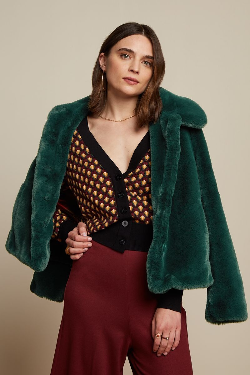 King Louie Jacke Anais Coat Philly, Farbe: Sycamore Green King Louie Jacke Anais Coat Philly, Farbe: Sycamore Green