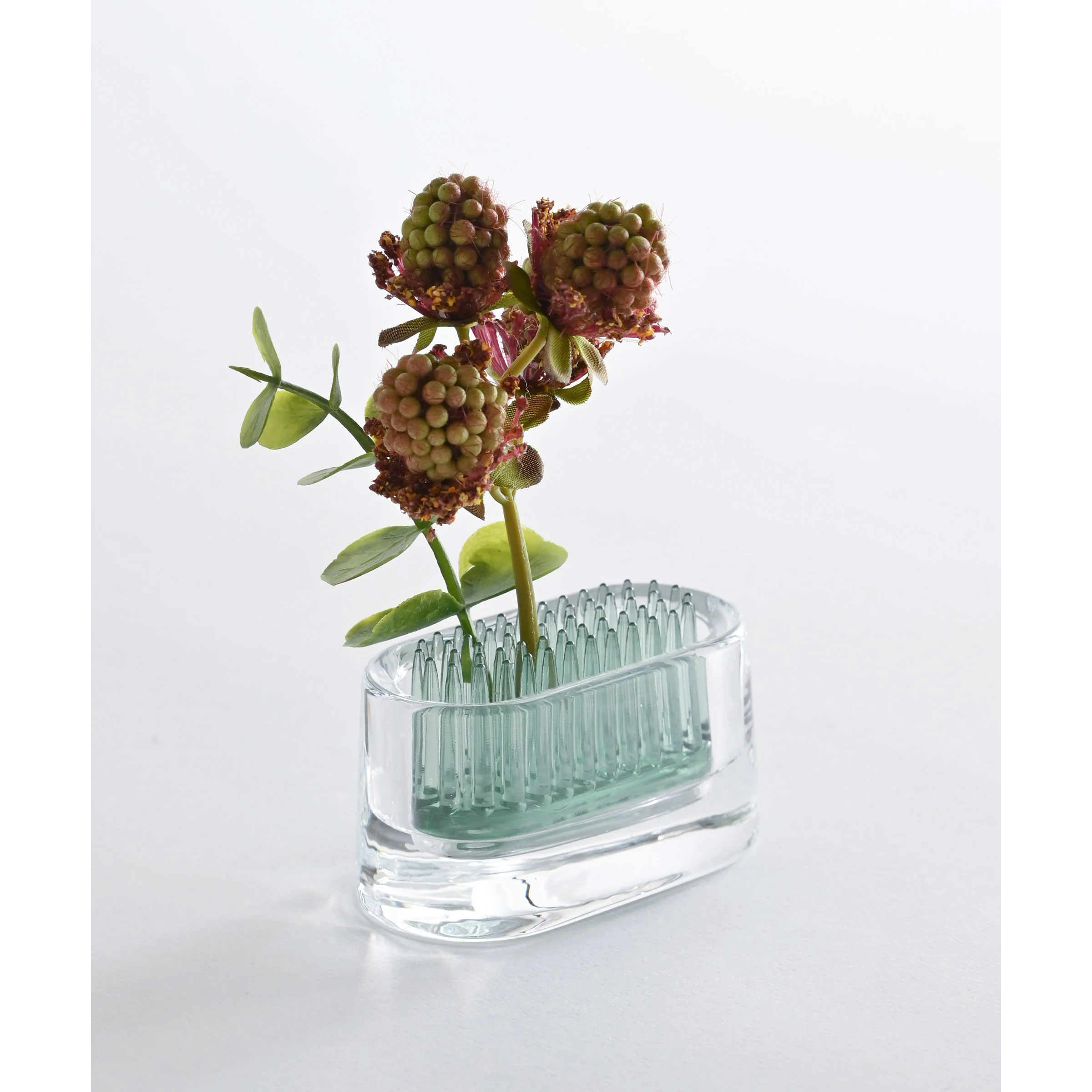MICHI KUSA Oval Purple,  Mini Vase aus Japan , Ikebana, ca. 4 x 7 cm