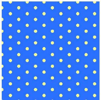 Abwaschbare Meterware "DOTS" Gauloise/Blau, 155 cm breit, Preis pro 10 cm , kleine Punkte   