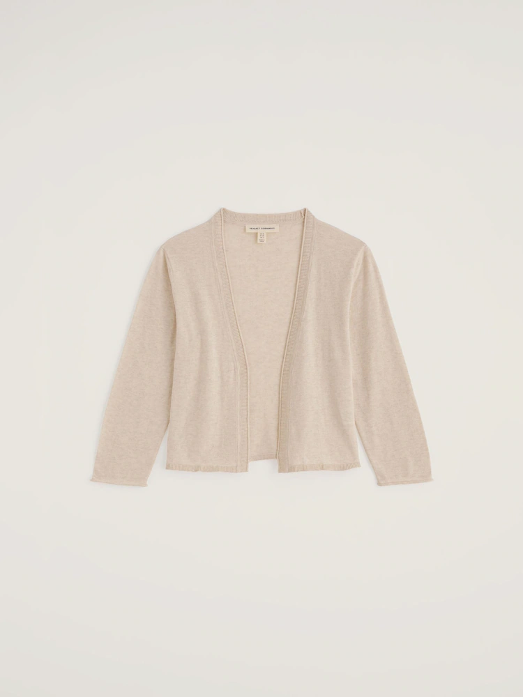 SEASALT CORNWALL Vanessa Strickjacke aus GOTS-zertifizierter Bio-Baumwolle, Farbe: Chalk