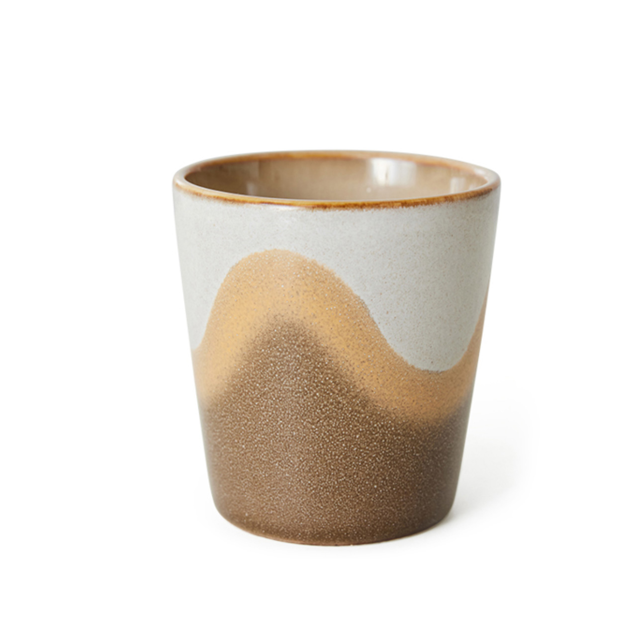 HKliving 70's Kaffee Becher/tea mug, OASIS, Siebziger Jahre Geschirr, coffee, Keramik  