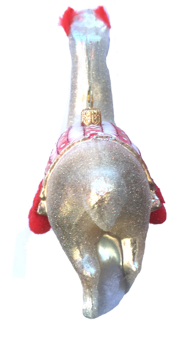 % Weihnachtskugel Lama