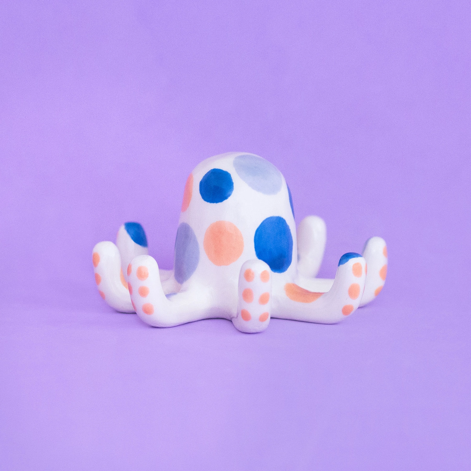 Ana Seixas Kleiner Octopus aus Portugal, Keramik ca. 10 cm, Handgefertigt , Oktopus