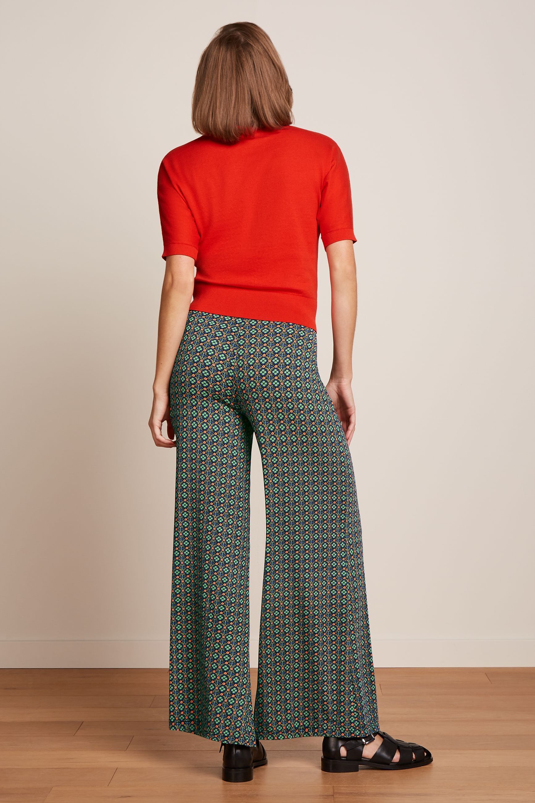 King Louie Valentina Top Club - Short Sleeve, Farbe: Spicy Orange