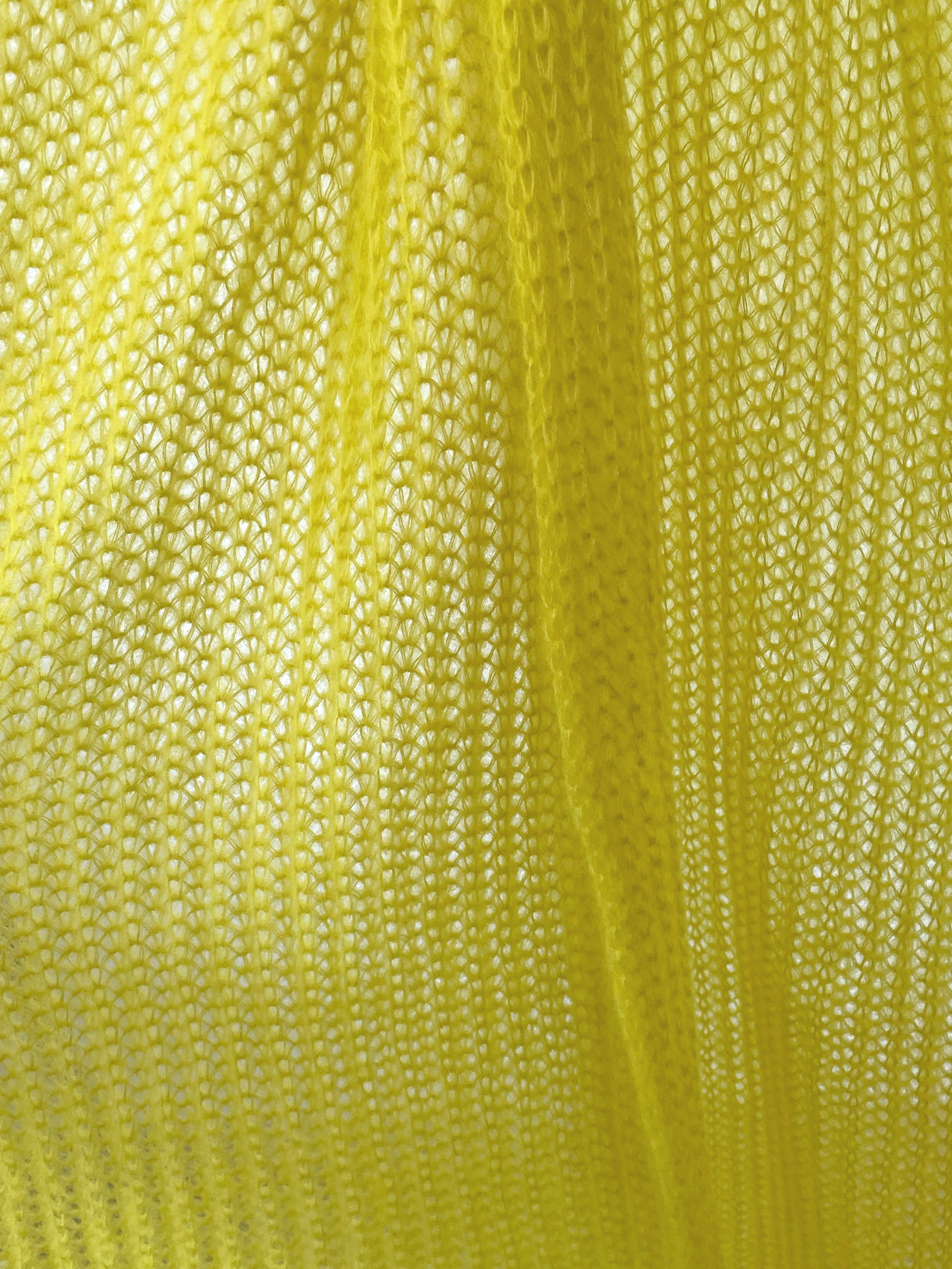 filAMORI Patentschal Uni Neongelb, Mohair/Seide, ca. 40 x 200 cm 