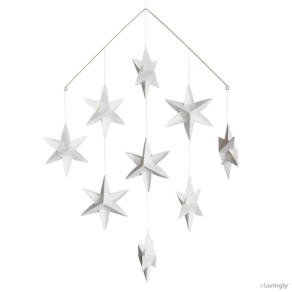 Livingly  Sirius Star Mobile mini, white von Livingly aus Dänemark  