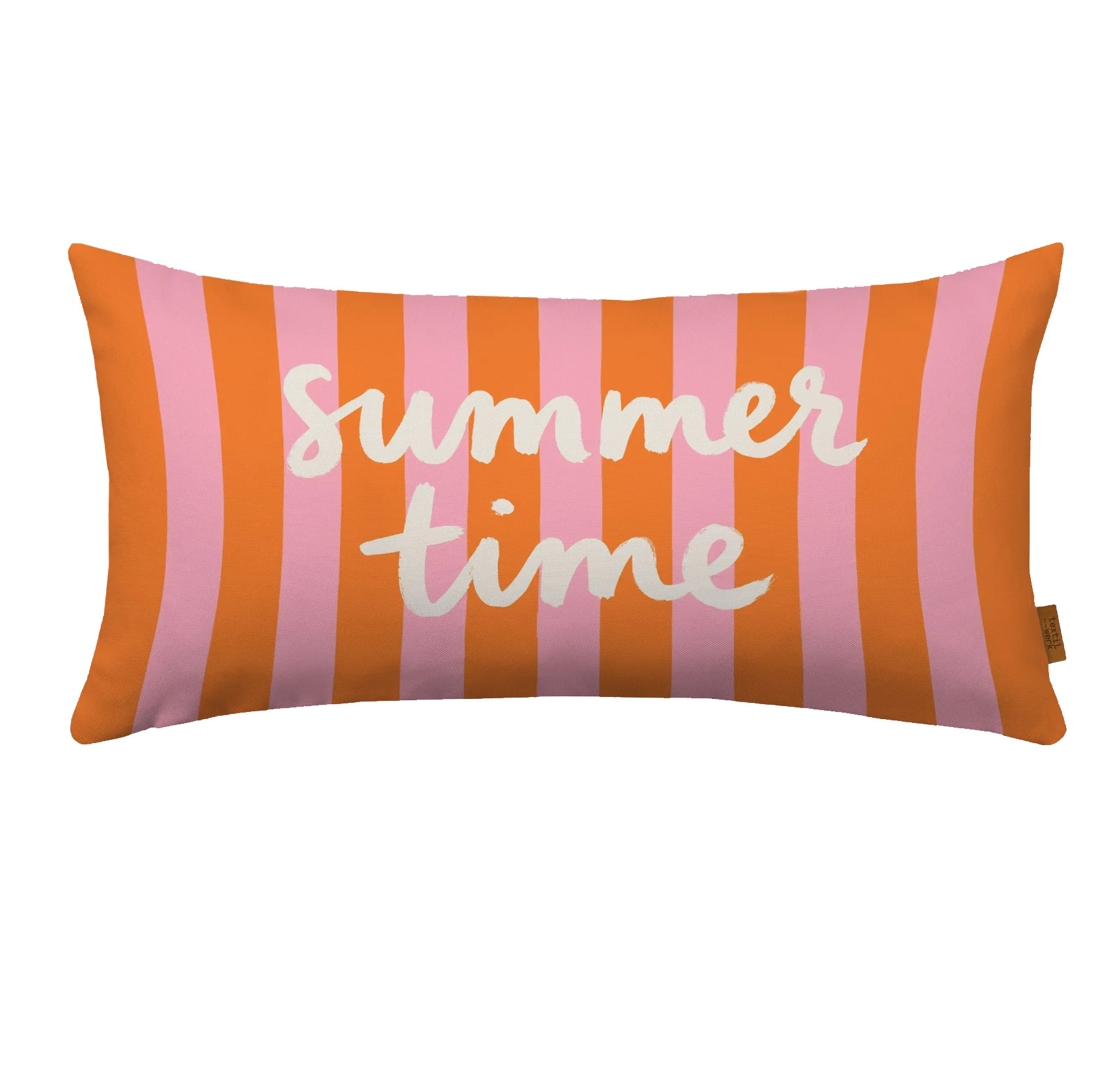 Kissenhülle Summer Time orange pink, ca. 60 x 30 cm,  Polyester Canvas