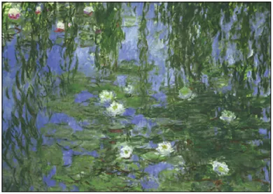 Claude Monet Postkarte " Seerosen 1916" Kunst 