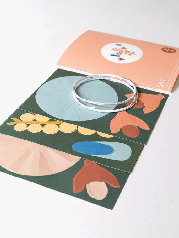 Jurianne Matter FIELD flowers small - mix (6 Blumen), Bastelset 