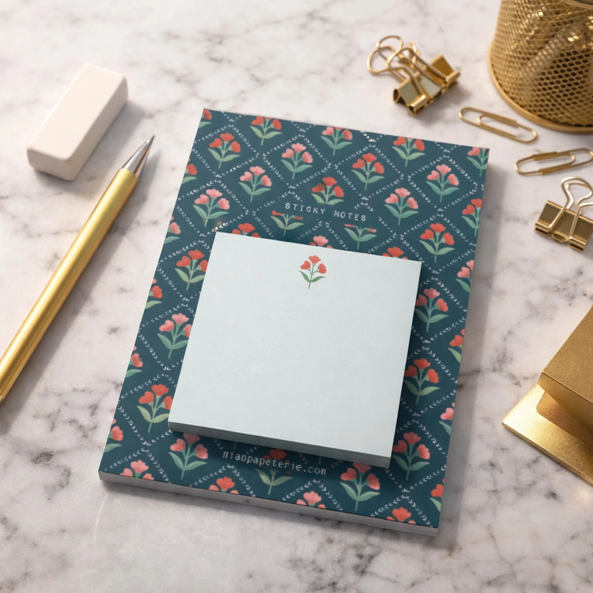 MIAO Sticky Notes mit Blume