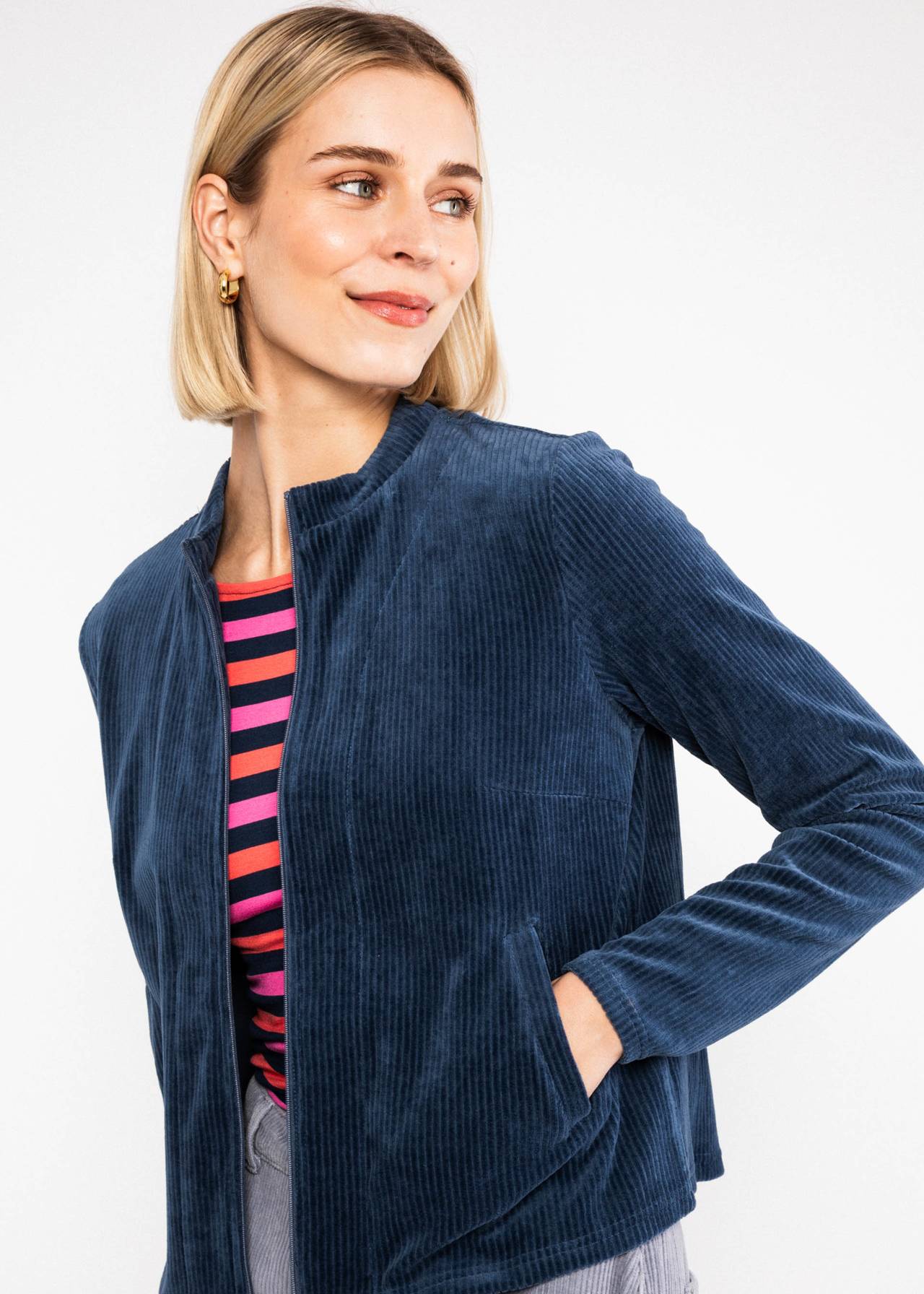 Blutsgeschwister Zip-Jacke Jolly Zip up, blue grape taste