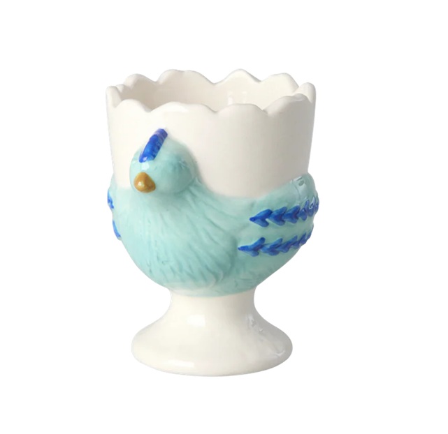 Rice Eierbecher Huhn/Henne blau