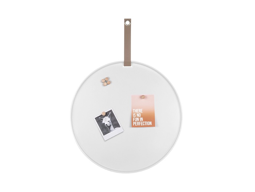 Memo Board Perky, Magnetwand rund WEIß, D. ca. 50 cm