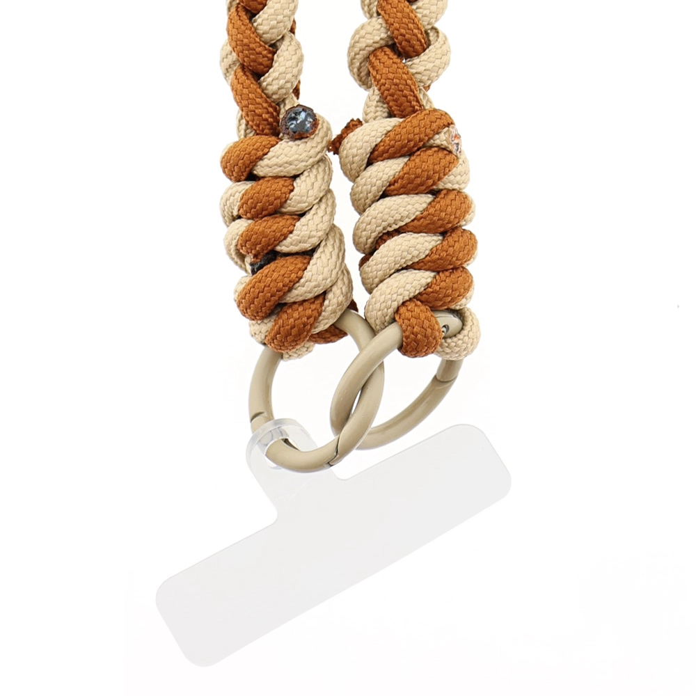 LOT83 Handykette LANG Nr. 137  Caramel-Creme, Telefonkabel  