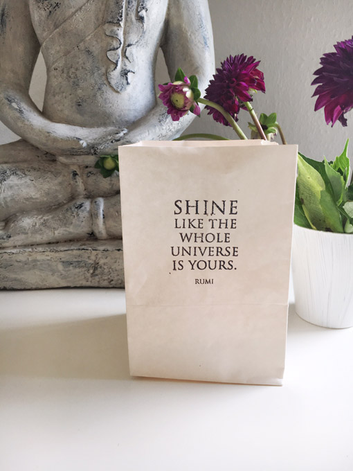 Wunderwort Lichttüte "SHINE"